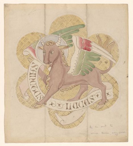 Design for Embroidery with the Evangelist Luke