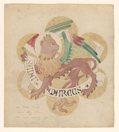 Design for Embroidery with the Evangelist Mark