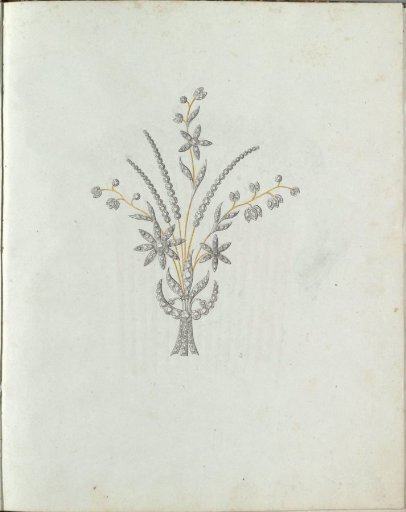 Jewelry in the shape of a bouquet