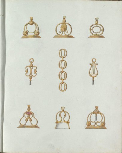 Nine designs for pendants