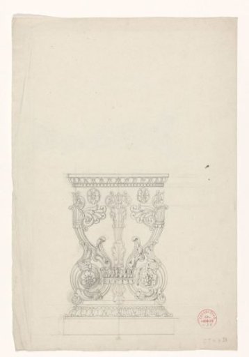 Design for a low round dish or foot
