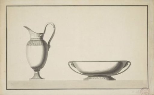 Design for a jug and basin