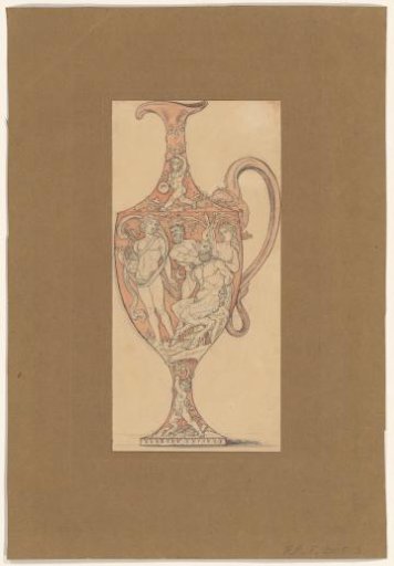 Design for a ewer with Apollo and Marsyas