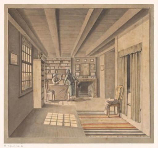 Interior with a Bookseller