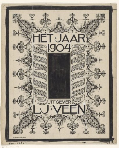 Cover design for: The Year 1904