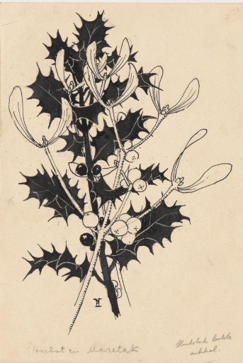 Holly and mistletoe
