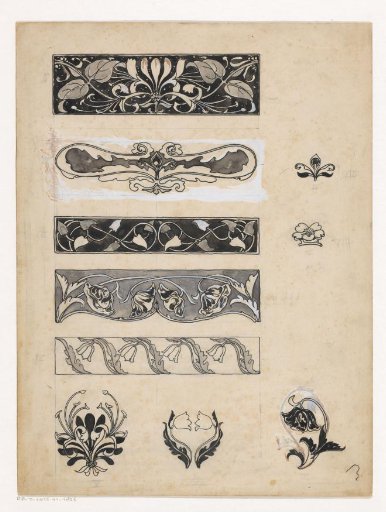 Ornaments with flowers