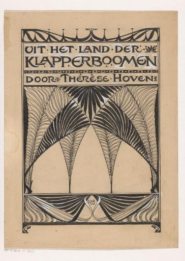 Binding design for: Thérèse Hoven, From the Land of the Coconut Palms, 1897