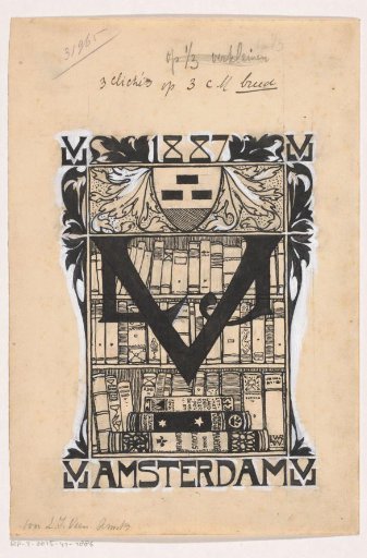Vignette of publishing company L.J. Veen