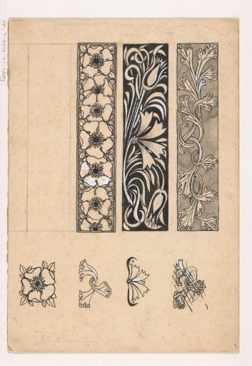 Ornaments with flowers