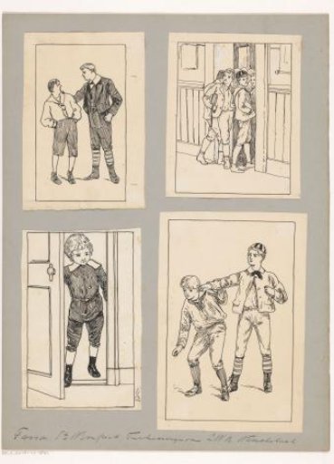 Four Scenes with Boys