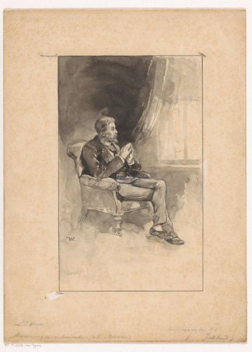 Pensive Man in an Armchair