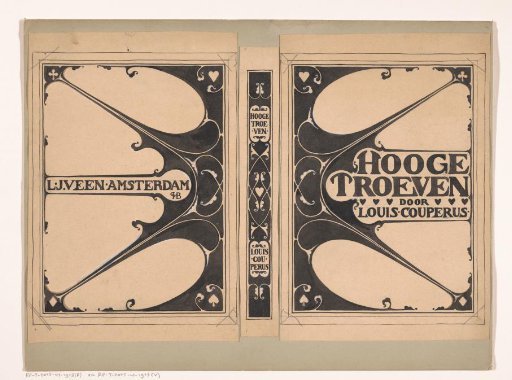 Binding design for: Louis Couperus, Hooge troeven, 1896
