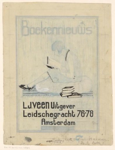 Band Design for: Book News: Publisher L.J. Veen, c. 1930