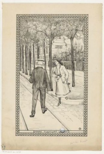 Hein and Frida meet each other on the street