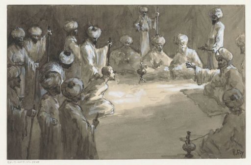 Gathering of men