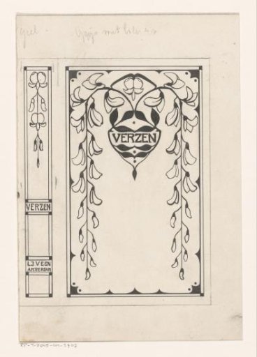 Book design, possibly for: Guido Gezelle, Verzen, c. 1901-1906