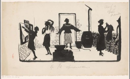 Four Women in a Laundry Room