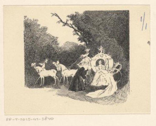Woman by a carriage