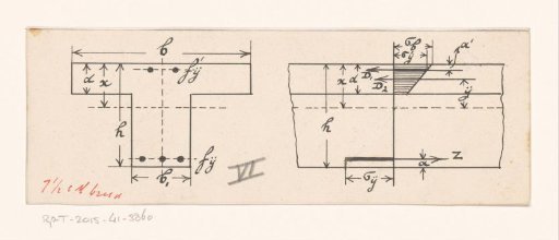 T-shape and square with measurement instructions