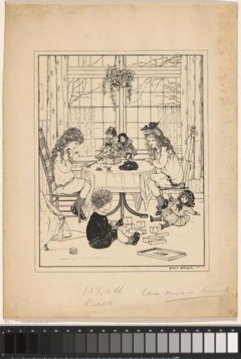 Playing Children in an Interior