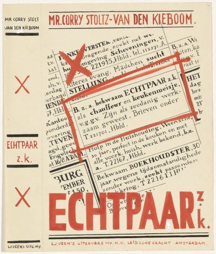 Band design for: Corry Stoltz-Van den Kieboom, Married couple, 1936