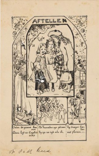 Five girls, an English ship and French soldiers