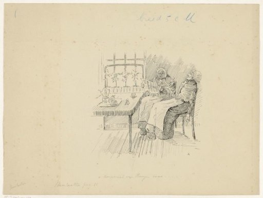 Two Old Women in an Interior