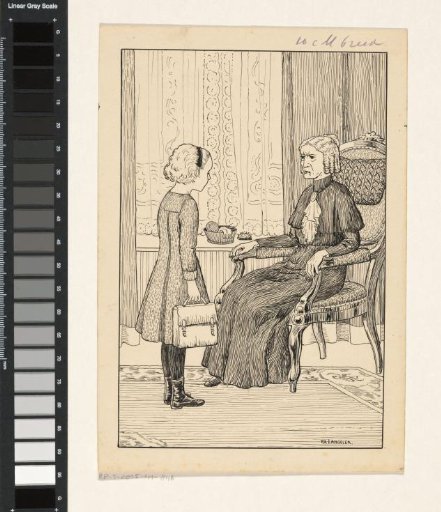 Interior with a Girl and an Old Woman