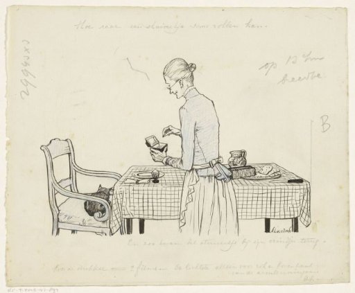 Woman putting a penny into a box