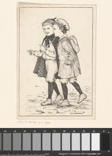 Two Walking Boys