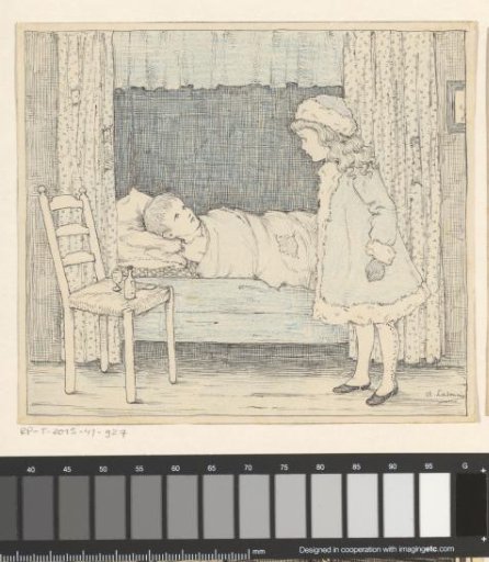 Girl Visiting a Sick Boy