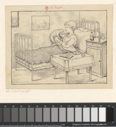 Boy with a Toy Teddy Bear
