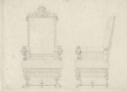 Design for an armchair