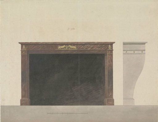 Design for a fireplace mantel