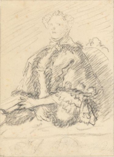 Portrait of 'Miss Baelde', possibly Maria Bisdom