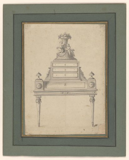 Design for a desk with a fall-front