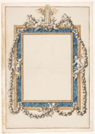 Design for a frame with a reliquary