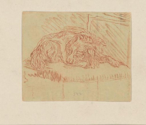 Recumbent dog