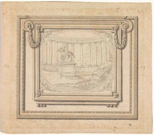 Design for the sculpted frame of a painting