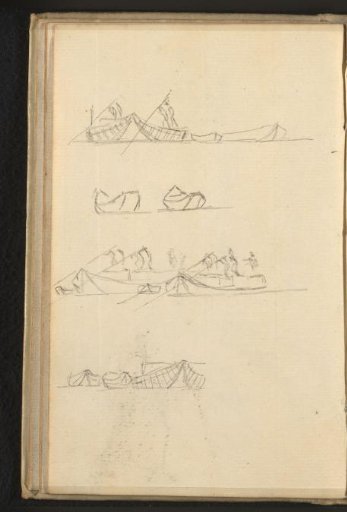 Boats with punting figures