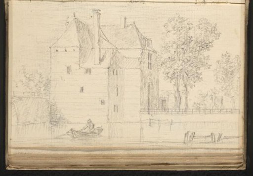 View of a castle by the water
