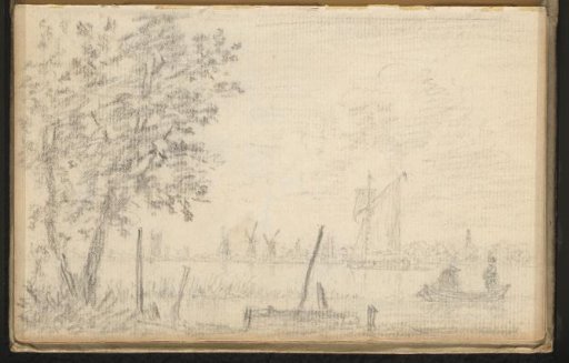View of Rotterdam on the Maas