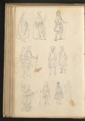 Walking men and women