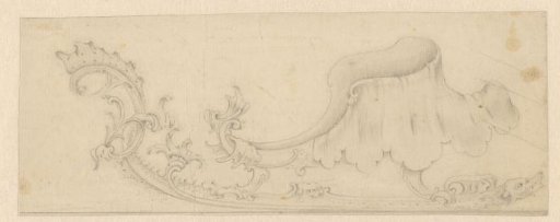 Design for a sleigh in the Rococo style