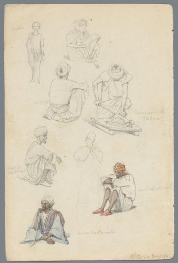 Eight studies of Egyptians