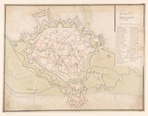 Map of Valenciennes