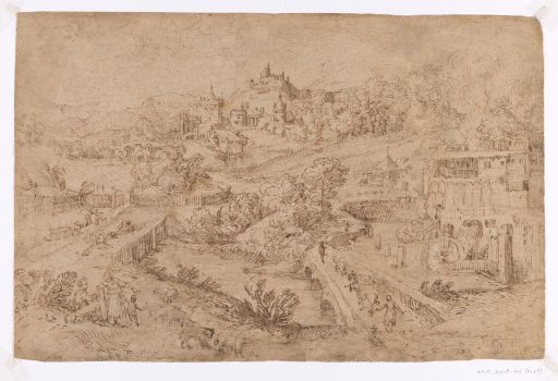Landscape with a Fortified Town in the Distance