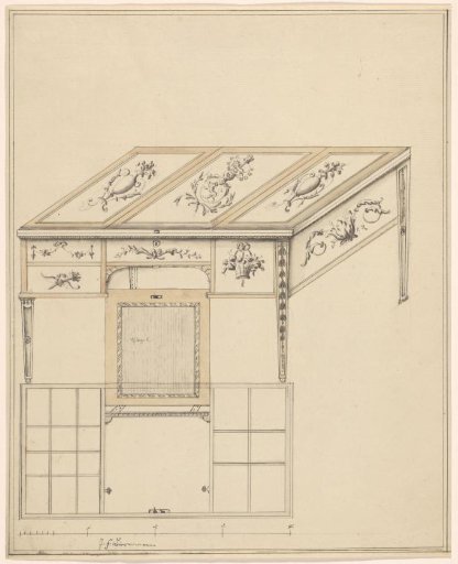 Design for a Dressing Table (Poudreuse)