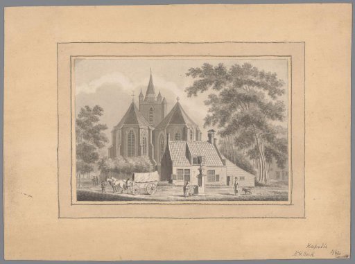 View of the church in Kapelle